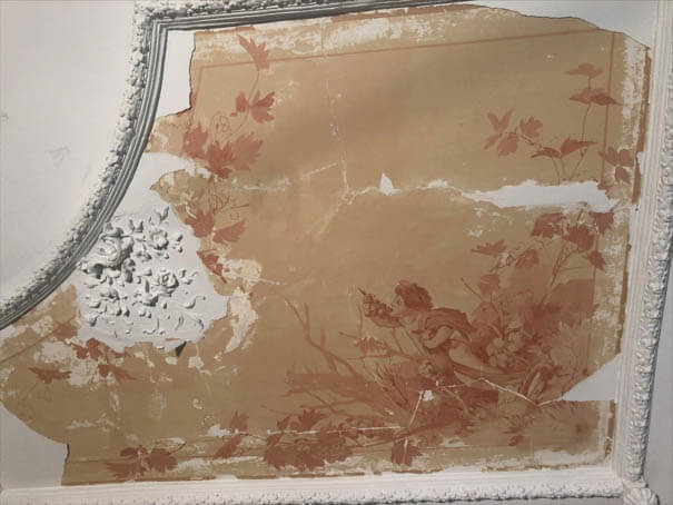 Unverhoffter Fund - Deckenmalerei