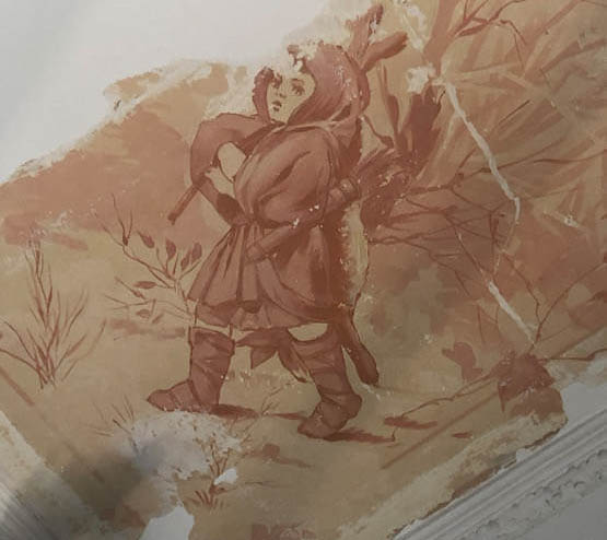 Unverhoffter Fund - Deckenmalerei